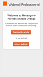 Mobile Screenshot of mail.ageroute.sn